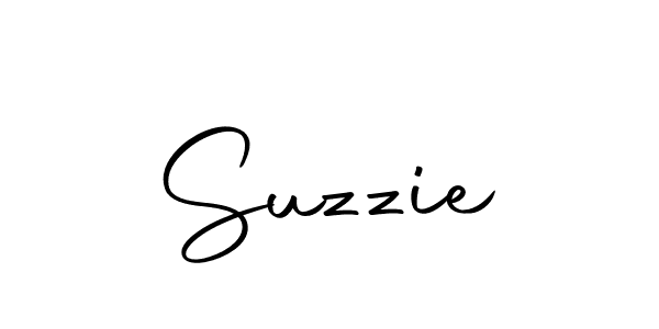 Use a signature maker to create a handwritten signature online. With this signature software, you can design (Autography-DOLnW) your own signature for name Suzzie. Suzzie signature style 10 images and pictures png