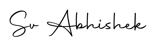 Create a personalized artistic stamp with Sv Abhishek in Autography-DOLnW font. Perfect for visual artists, designers, and influencers. Sv Abhishek signature style 10 images and pictures png