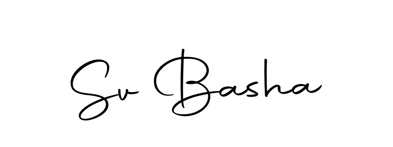 Make a beautiful signature design for name Sv Basha. Use this online signature maker to create a handwritten signature for free. Sv Basha signature style 10 images and pictures png