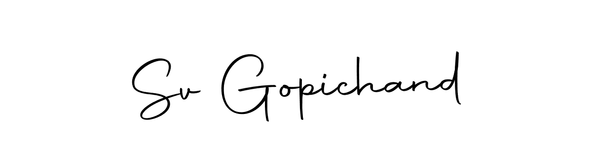 How to make Sv Gopichand signature? Autography-DOLnW is a professional autograph style. Create handwritten signature for Sv Gopichand name. Sv Gopichand signature style 10 images and pictures png