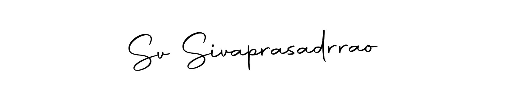 Make a beautiful signature design for name Sv Sivaprasadrrao. With this signature (Autography-DOLnW) style, you can create a handwritten signature for free. Sv Sivaprasadrrao signature style 10 images and pictures png