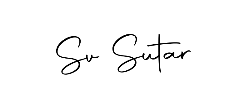 Make a beautiful signature design for name Sv Sutar. With this signature (Autography-DOLnW) style, you can create a handwritten signature for free. Sv Sutar signature style 10 images and pictures png