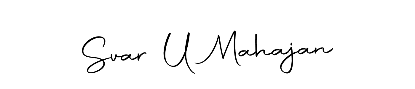 Here are the top 10 professional signature styles for the name Svar U Mahajan. These are the best autograph styles you can use for your name. Svar U Mahajan signature style 10 images and pictures png