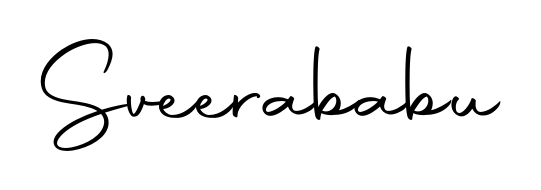 A timeless handwritten aesthetic for Sveerababu. The Autography-DOLnW font gives your signature a handcrafted feel with natural curves. Sveerababu signature style 10 images and pictures png