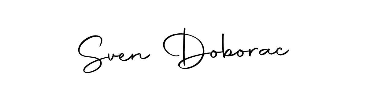 Make a beautiful signature design for name Sven Doborac. Use this online signature maker to create a handwritten signature for free. Sven Doborac signature style 10 images and pictures png