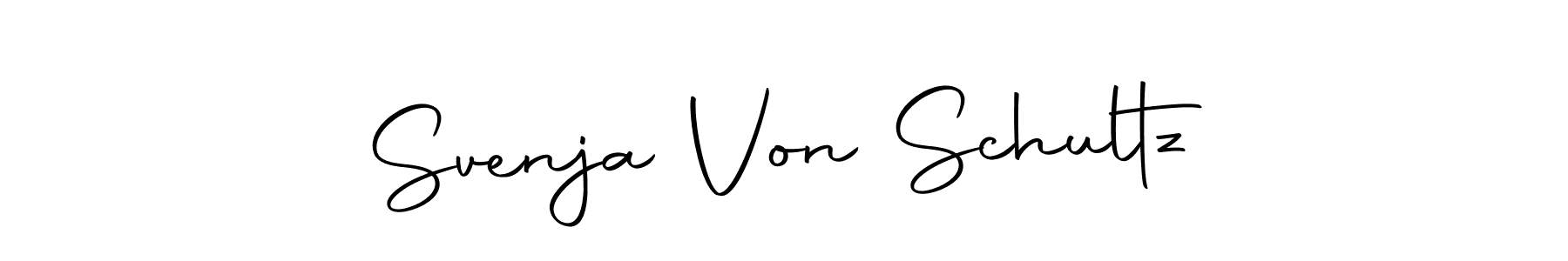 You can use this online signature creator to create a handwritten signature for the name Svenja Von Schultz. This is the best online autograph maker. Svenja Von Schultz signature style 10 images and pictures png