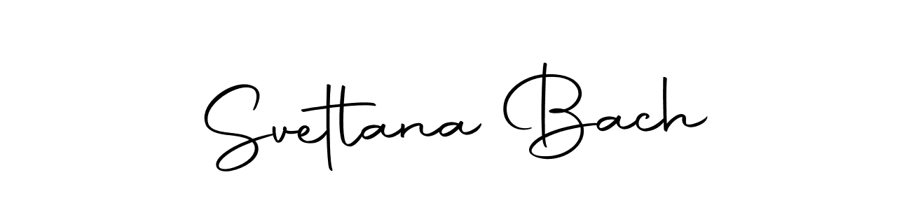 Similarly Autography-DOLnW is the best handwritten signature design. Signature creator online .You can use it as an online autograph creator for name Svetlana Bach. Svetlana Bach signature style 10 images and pictures png