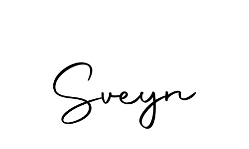Create a beautiful signature design for name Sveyn. With this signature (Autography-DOLnW) fonts, you can make a handwritten signature for free. Sveyn signature style 10 images and pictures png