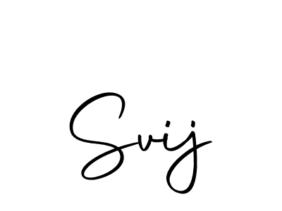 if you are searching for the best signature style for your name Svij. so please give up your signature search. here we have designed multiple signature styles  using Autography-DOLnW. Svij signature style 10 images and pictures png