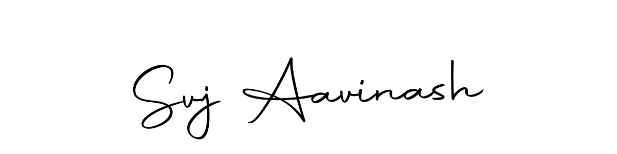 Autography-DOLnW is a professional signature style that is perfect for those who want to add a touch of class to their signature. It is also a great choice for those who want to make their signature more unique. Get Svj Aavinash name to fancy signature for free. Svj Aavinash signature style 10 images and pictures png