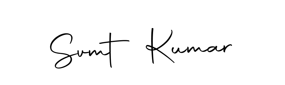 Design your own signature with our free online signature maker. With this signature software, you can create a handwritten (Autography-DOLnW) signature for name Svmt Kumar. Svmt Kumar signature style 10 images and pictures png