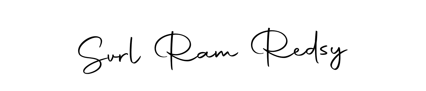 Design your own signature with our free online signature maker. With this signature software, you can create a handwritten (Autography-DOLnW) signature for name Svrl Ram Redsy. Svrl Ram Redsy signature style 10 images and pictures png