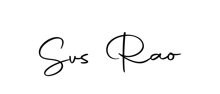 Also we have Svs Rao name is the best signature style. Create professional handwritten signature collection using Autography-DOLnW autograph style. Svs Rao signature style 10 images and pictures png