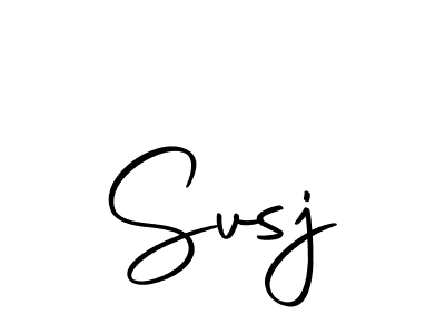 How to make Svsj signature? Autography-DOLnW is a professional autograph style. Create handwritten signature for Svsj name. Svsj signature style 10 images and pictures png