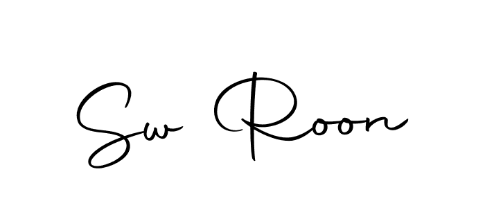 Make a beautiful signature design for name Sw Roon. With this signature (Autography-DOLnW) style, you can create a handwritten signature for free. Sw Roon signature style 10 images and pictures png