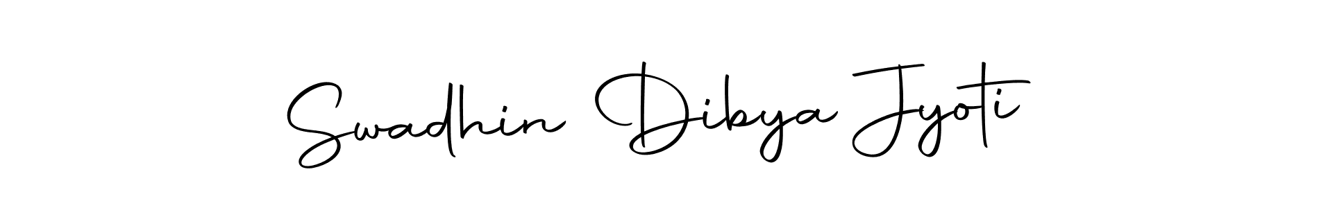 How to make Swadhin Dibya Jyoti signature? Autography-DOLnW is a professional autograph style. Create handwritten signature for Swadhin Dibya Jyoti name. Swadhin Dibya Jyoti signature style 10 images and pictures png