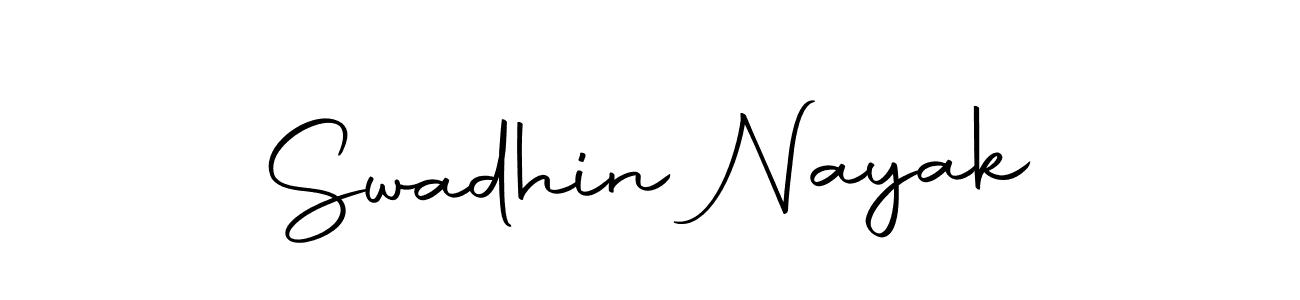 Use a signature maker to create a handwritten signature online. With this signature software, you can design (Autography-DOLnW) your own signature for name Swadhin Nayak. Swadhin Nayak signature style 10 images and pictures png