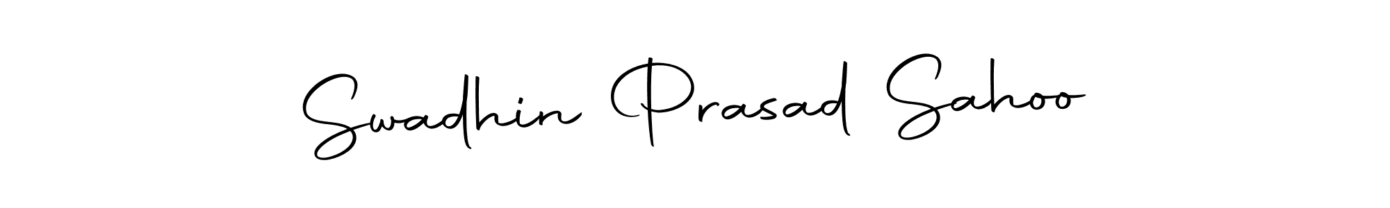 Swadhin Prasad Sahoo stylish signature style. Best Handwritten Sign (Autography-DOLnW) for my name. Handwritten Signature Collection Ideas for my name Swadhin Prasad Sahoo. Swadhin Prasad Sahoo signature style 10 images and pictures png