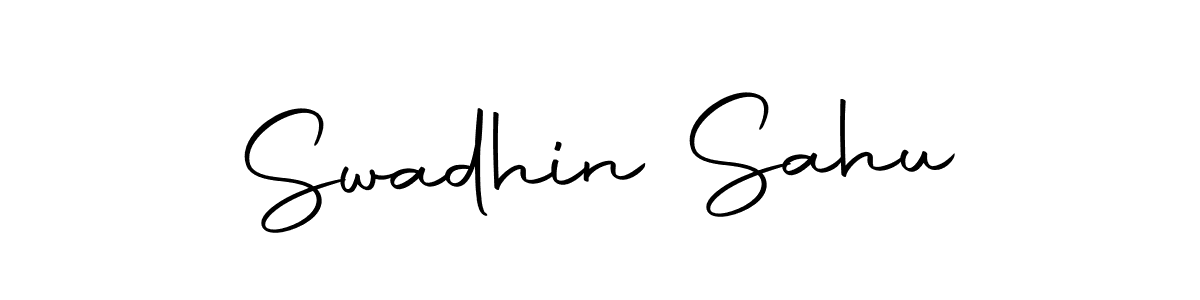 Make a beautiful signature design for name Swadhin Sahu. Use this online signature maker to create a handwritten signature for free. Swadhin Sahu signature style 10 images and pictures png