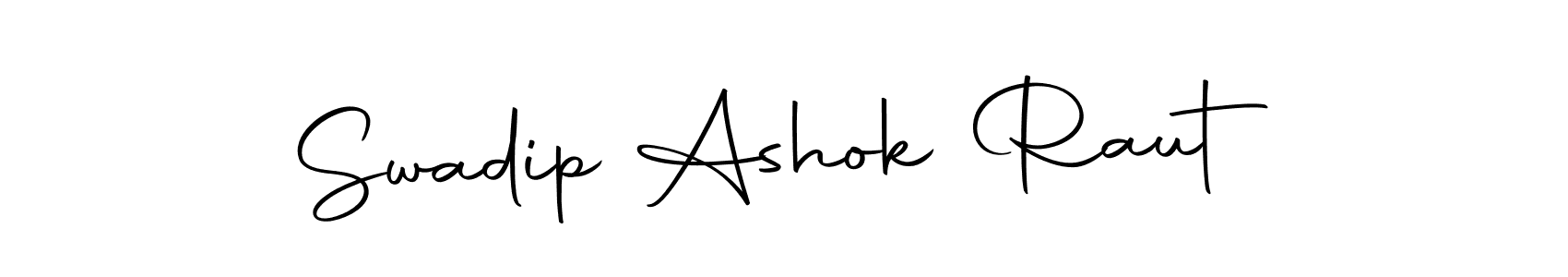 Design your own signature with our free online signature maker. With this signature software, you can create a handwritten (Autography-DOLnW) signature for name Swadip Ashok Raut. Swadip Ashok Raut signature style 10 images and pictures png