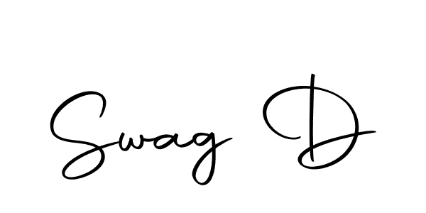 Make a beautiful signature design for name Swag D. With this signature (Autography-DOLnW) style, you can create a handwritten signature for free. Swag D signature style 10 images and pictures png