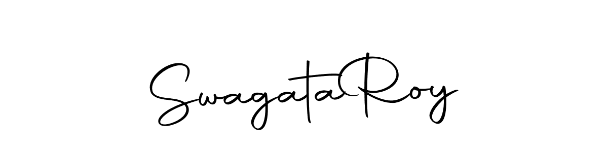 This is the best signature style for the Swagata  Roy name. Also you like these signature font (Autography-DOLnW). Mix name signature. Swagata  Roy signature style 10 images and pictures png