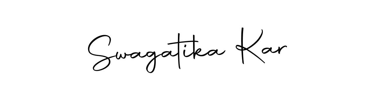 Use a signature maker to create a handwritten signature online. With this signature software, you can design (Autography-DOLnW) your own signature for name Swagatika Kar. Swagatika Kar signature style 10 images and pictures png