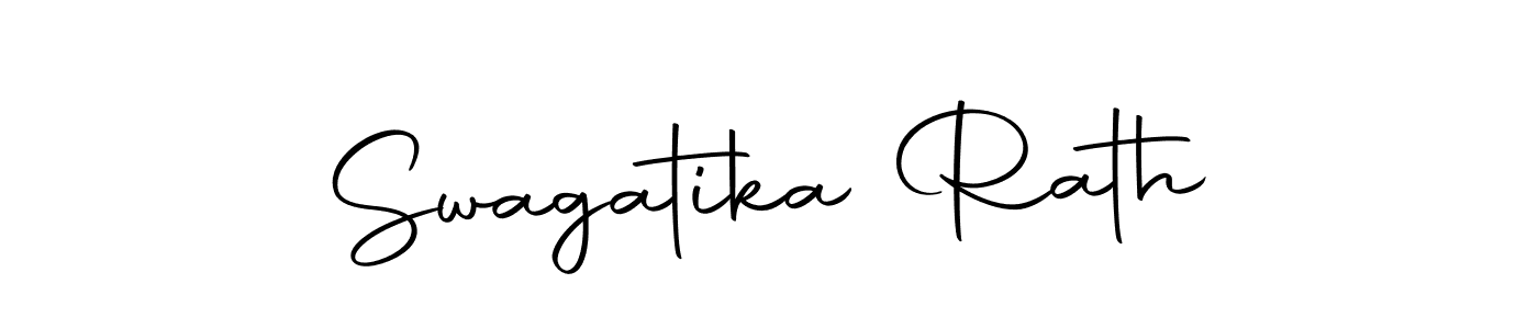 The best way (Autography-DOLnW) to make a short signature is to pick only two or three words in your name. The name Swagatika Rath include a total of six letters. For converting this name. Swagatika Rath signature style 10 images and pictures png
