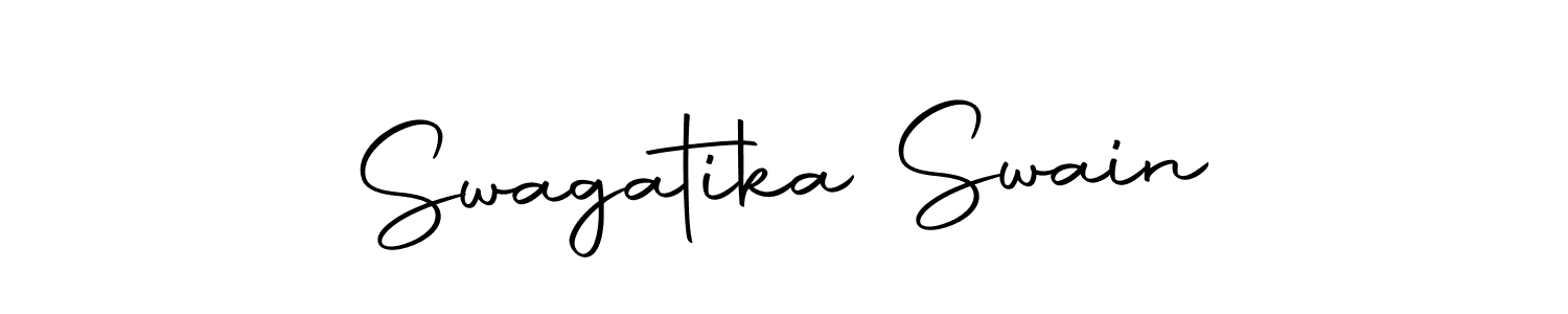 Also we have Swagatika Swain name is the best signature style. Create professional handwritten signature collection using Autography-DOLnW autograph style. Swagatika Swain signature style 10 images and pictures png