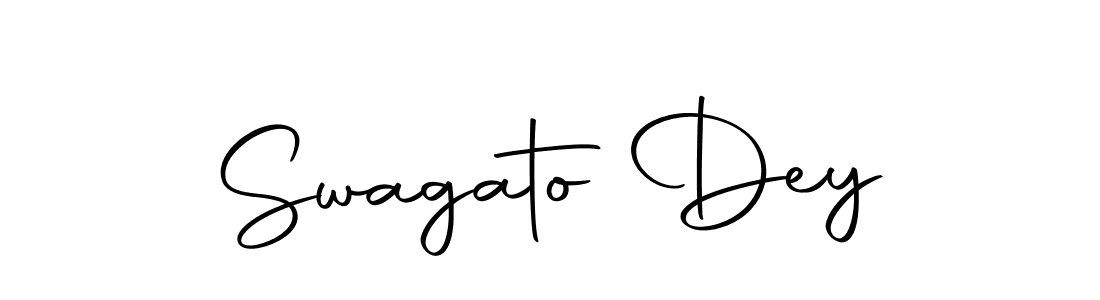 How to make Swagato Dey name signature. Use Autography-DOLnW style for creating short signs online. This is the latest handwritten sign. Swagato Dey signature style 10 images and pictures png