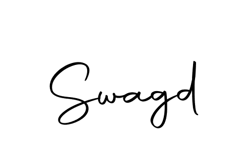 Use a signature maker to create a handwritten signature online. With this signature software, you can design (Autography-DOLnW) your own signature for name Swagd. Swagd signature style 10 images and pictures png