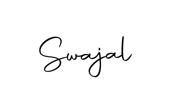 Make a beautiful signature design for name Swajal. With this signature (Autography-DOLnW) style, you can create a handwritten signature for free. Swajal signature style 10 images and pictures png