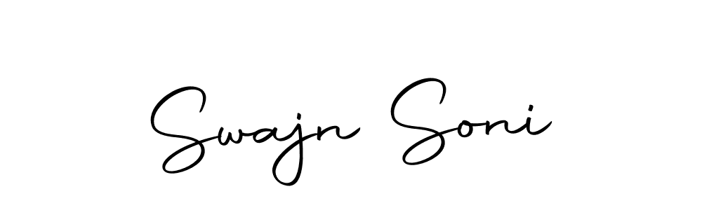 Also we have Swajn Soni name is the best signature style. Create professional handwritten signature collection using Autography-DOLnW autograph style. Swajn Soni signature style 10 images and pictures png
