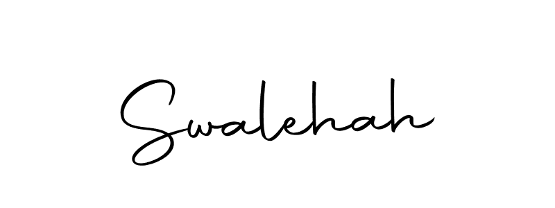 Similarly Autography-DOLnW is the best handwritten signature design. Signature creator online .You can use it as an online autograph creator for name Swalehah. Swalehah signature style 10 images and pictures png