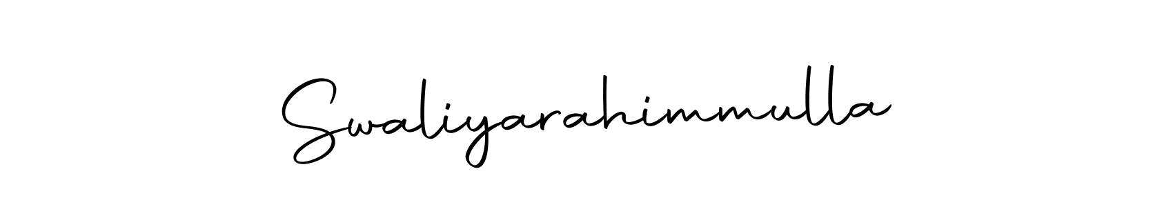 Check out images of Autograph of Swaliyarahimmulla name. Actor Swaliyarahimmulla Signature Style. Autography-DOLnW is a professional sign style online. Swaliyarahimmulla signature style 10 images and pictures png