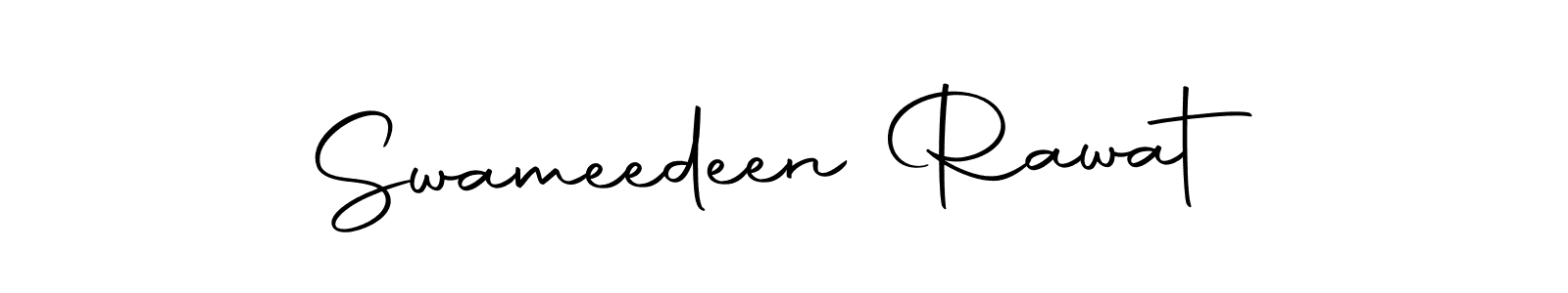 Similarly Autography-DOLnW is the best handwritten signature design. Signature creator online .You can use it as an online autograph creator for name Swameedeen Rawat. Swameedeen Rawat signature style 10 images and pictures png