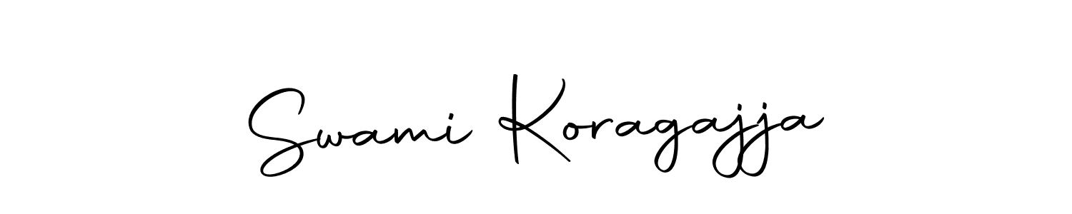 Design your own signature with our free online signature maker. With this signature software, you can create a handwritten (Autography-DOLnW) signature for name Swami Koragajja. Swami Koragajja signature style 10 images and pictures png
