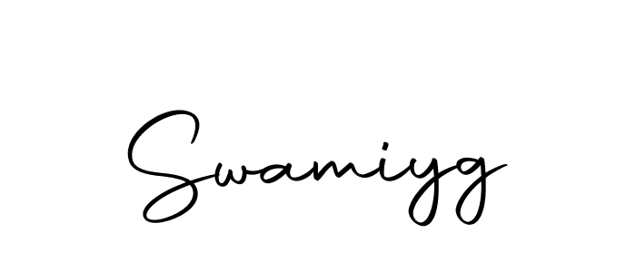 Create a beautiful signature design for name Swamiyg. With this signature (Autography-DOLnW) fonts, you can make a handwritten signature for free. Swamiyg signature style 10 images and pictures png
