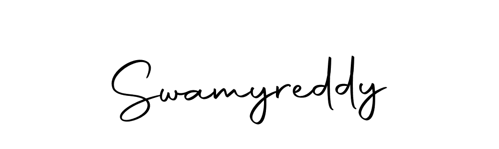 Use a signature maker to create a handwritten signature online. With this signature software, you can design (Autography-DOLnW) your own signature for name Swamyreddy. Swamyreddy signature style 10 images and pictures png