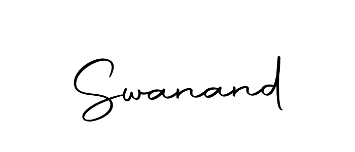 How to make Swanand name signature. Use Autography-DOLnW style for creating short signs online. This is the latest handwritten sign. Swanand signature style 10 images and pictures png