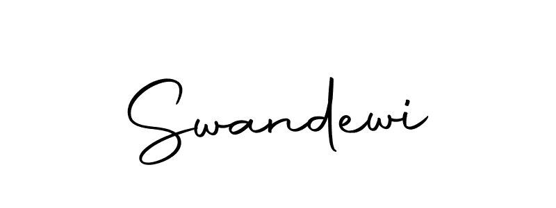 Create a beautiful signature design for name Swandewi. With this signature (Autography-DOLnW) fonts, you can make a handwritten signature for free. Swandewi signature style 10 images and pictures png