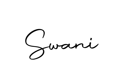 Make a beautiful signature design for name Swani. Use this online signature maker to create a handwritten signature for free. Swani signature style 10 images and pictures png