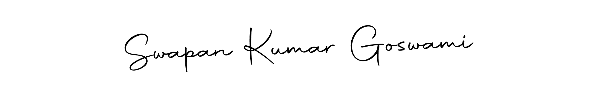 How to make Swapan Kumar Goswami name signature. Use Autography-DOLnW style for creating short signs online. This is the latest handwritten sign. Swapan Kumar Goswami signature style 10 images and pictures png