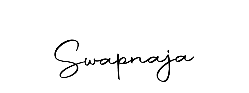 Create a beautiful signature design for name Swapnaja. With this signature (Autography-DOLnW) fonts, you can make a handwritten signature for free. Swapnaja signature style 10 images and pictures png