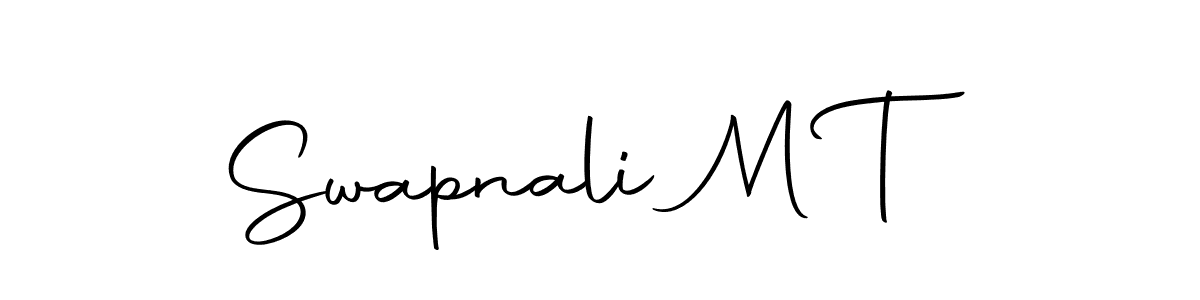 The best way (Autography-DOLnW) to make a short signature is to pick only two or three words in your name. The name Swapnali M T include a total of six letters. For converting this name. Swapnali M T signature style 10 images and pictures png