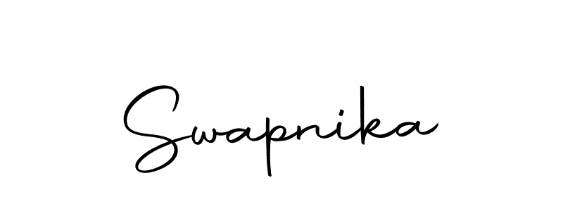 Swapnika stylish signature style. Best Handwritten Sign (Autography-DOLnW) for my name. Handwritten Signature Collection Ideas for my name Swapnika. Swapnika signature style 10 images and pictures png