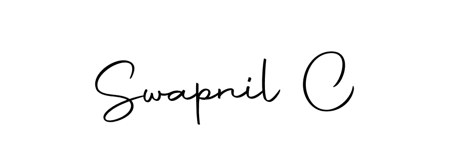 Create a beautiful signature design for name Swapnil C. With this signature (Autography-DOLnW) fonts, you can make a handwritten signature for free. Swapnil C signature style 10 images and pictures png