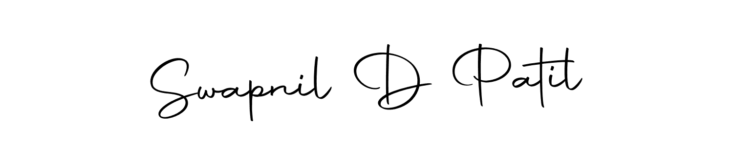 How to make Swapnil D Patil signature? Autography-DOLnW is a professional autograph style. Create handwritten signature for Swapnil D Patil name. Swapnil D Patil signature style 10 images and pictures png