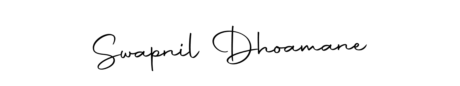 Make a beautiful signature design for name Swapnil Dhoamane. With this signature (Autography-DOLnW) style, you can create a handwritten signature for free. Swapnil Dhoamane signature style 10 images and pictures png