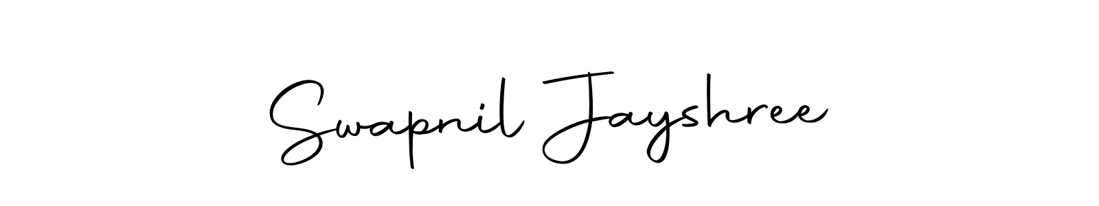 Make a beautiful signature design for name Swapnil Jayshree. With this signature (Autography-DOLnW) style, you can create a handwritten signature for free. Swapnil Jayshree signature style 10 images and pictures png